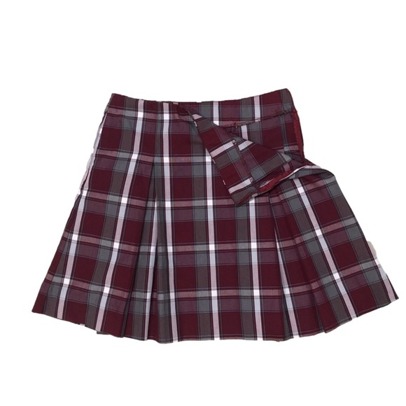 P214 Checkered /Plaid Pleated School Girl Mini Size 11 - Picture 2 of 3